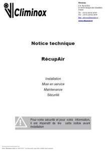 Notice RécupAir